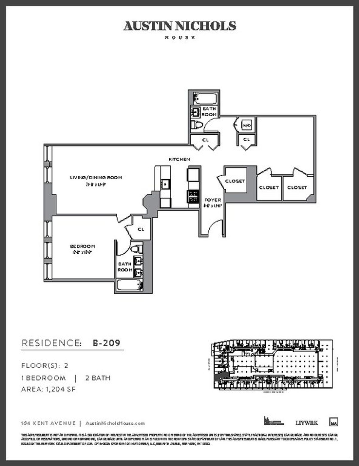 Photo for  Austin Nichols House  - 184 KENT AVENUE Condominium in Williamsburg, Brooklyn