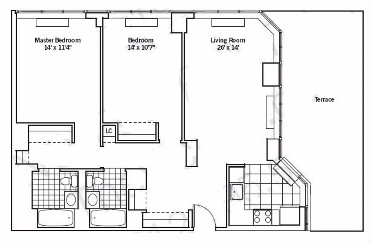 Photo for Hudson Landing - 561 10th Avenue Rental Building in x27;s Kitchen, Manhattan