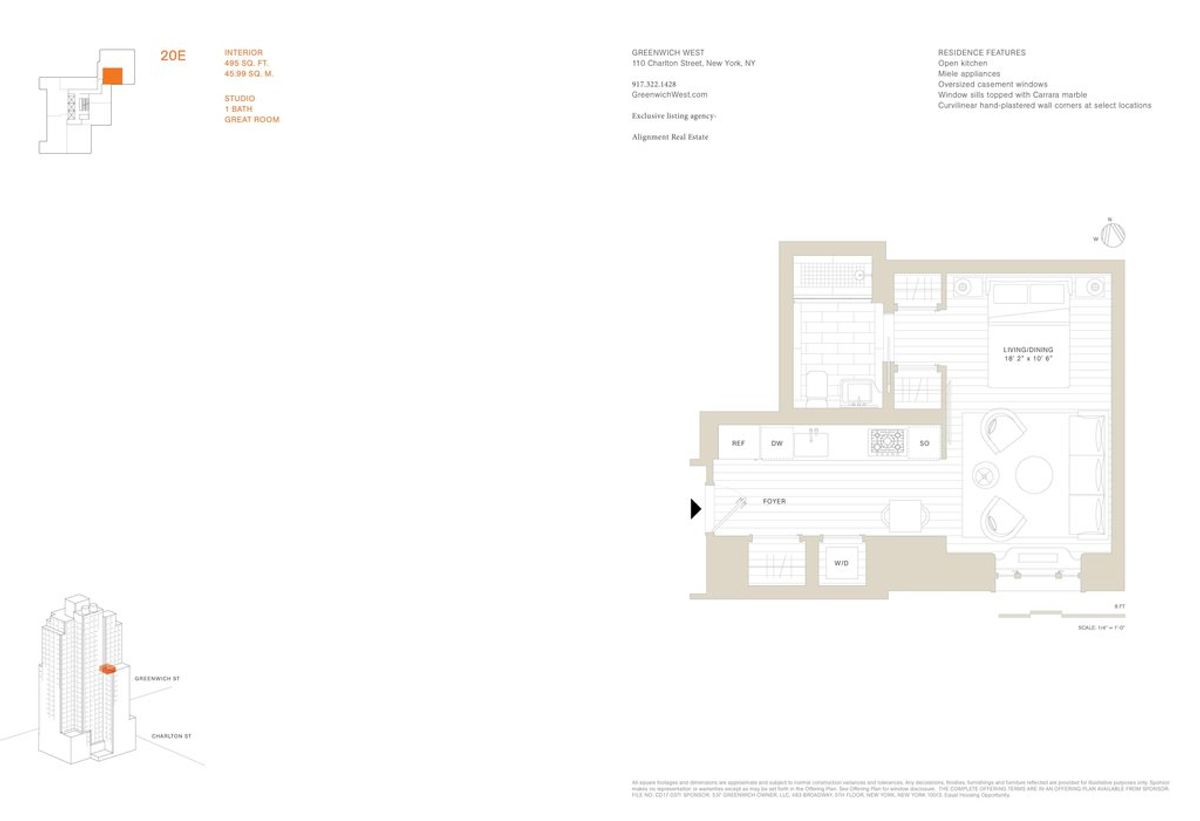 Photo for Greenwich West - 110 Charlton Street Condominium in Hudson Square, Manhattan
