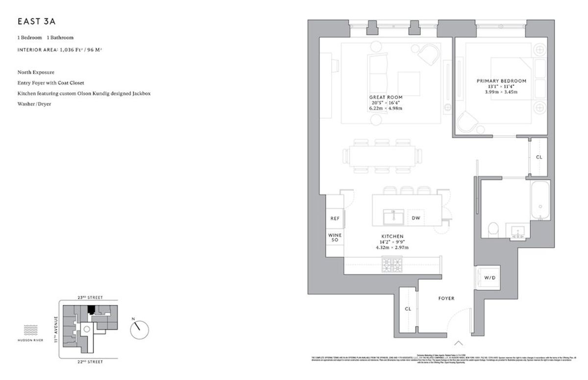 Photo for  The Cortland  - 555 WEST 22ND STREET Condominium in Chelsea, Manhattan